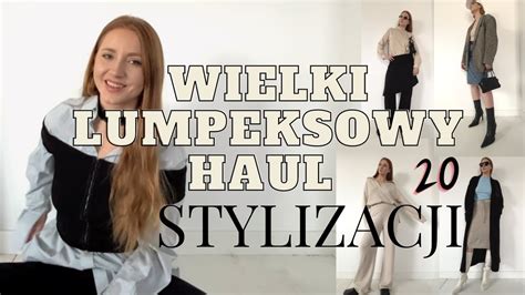 Wielki Lumpeksowy Haul Stylizacji Jak Stylizowa Rzeczy Vintage