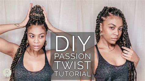 Diy Jumbo Passion Twists Rubberband Method Beginner Friendly Youtube