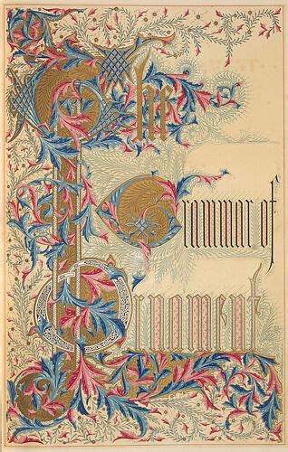 Owen Jones The Grammar Of Ornament The Metropolitan Museum Of Art