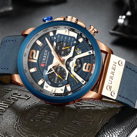 Men's Classic Chronograph Watch - Quality Watches For Men