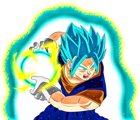 Vegetto Ssj Blue Final Kamehameha Mejorado By Luciano160 On Deviantart