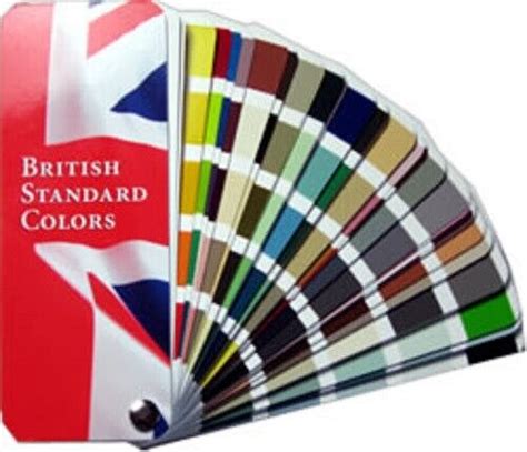 British Standards Bs 381 C Bs 4800 And Ral Classic Colour Chart Swatch