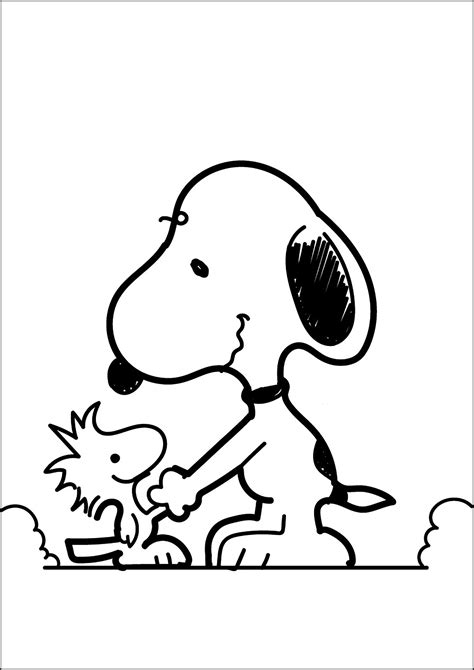 Snoopy E Il Suo Migliore Amico Il Piccolo Woodstock Disegni De