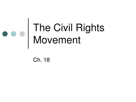 Ppt The Civil Rights Movement Powerpoint Presentation Free Download Id 8717561