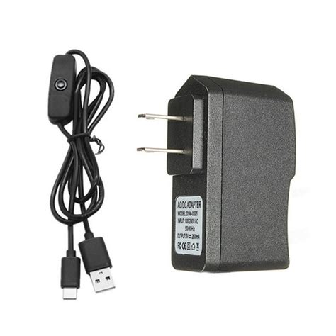 Tinysome 5v 3a 3000ma Power Supply Adapter Usb Type C Charger Cable For Raspberry Pi 4 4b Us