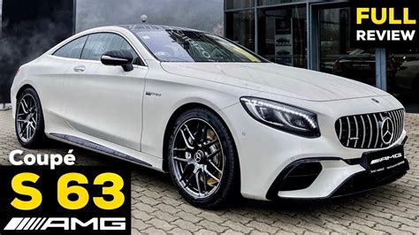 2020 MERCEDES AMG S63 Coupé V8 NEW FULL In Depth Review BRUTAL Sound S