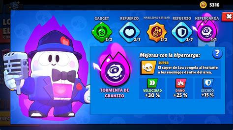 Brawl Stars Gaste De Oro En La Hipercarga De Lou Youtube