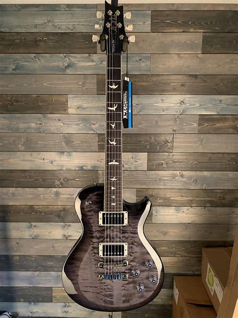 Prs S2 Mccarty Singlecut 594 Quilted Top Faded Grey Black Reverb