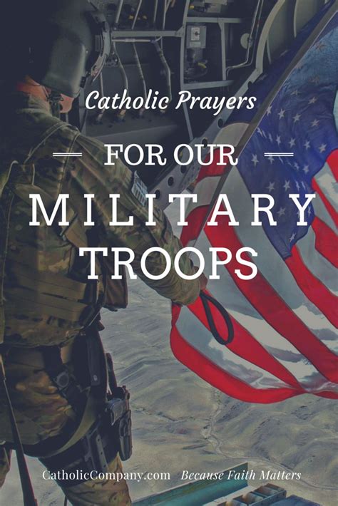 Prayers For Our Military Troops The Catholic Company Catholic