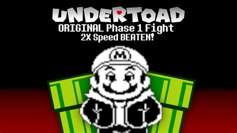 Original Undertoad Mario Phase One 2x Speed Complete Undertale