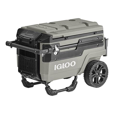 Igloo 34708 Trailmate Journey 70 Qt Olive Green Mobile Cooler With