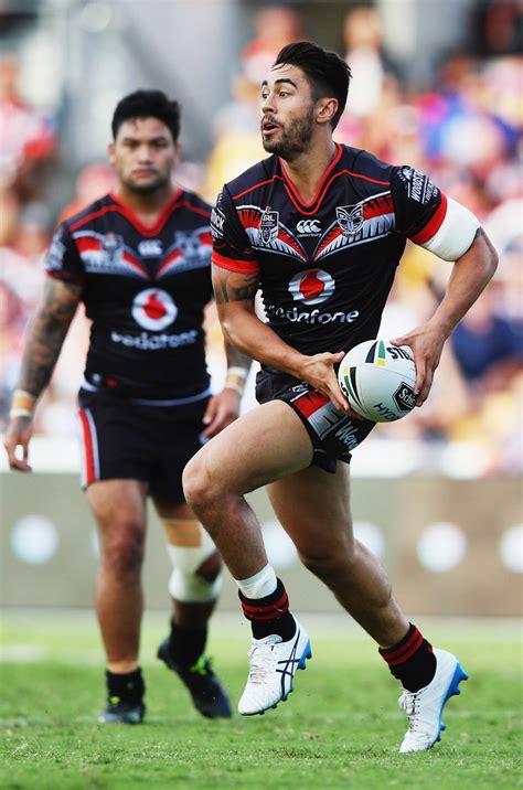 Footy Players Shaun Johnson Of The Warriors