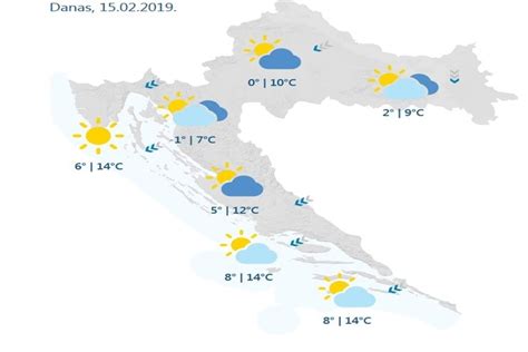 Dhmz Vrijeme Danas Ve Inom Sun Ano I Toplo Uz Mjestimi Nu Naoblaku