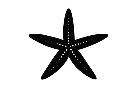 A Starfish silhouette vector free 36174279 Vector Art at Vecteezy