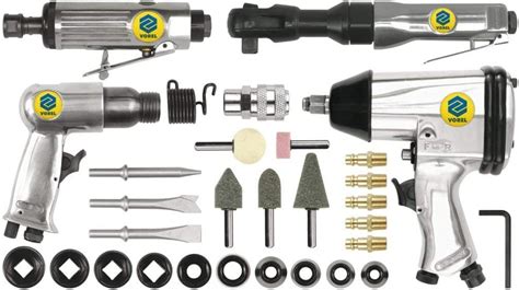 VOREL 81142 Pneumatic Tool Set 33 Pieces Amazon Co Uk DIY Tools