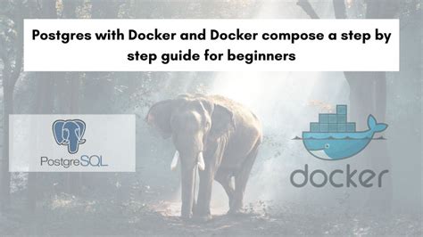 Postgres With Docker And Docker Compose A Step By Step Guide For Beginners