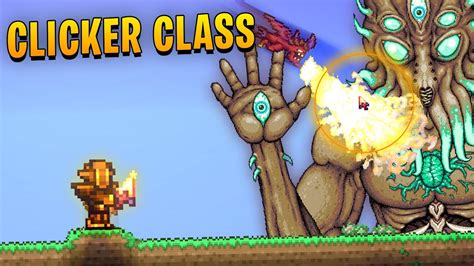 Gw Menamatkan Terraria Menggunakan Clicker Class Youtube