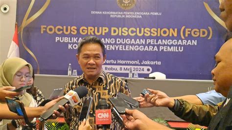 Dkpp Jadwalkan Sidang Dugaan Asusila Ketua Kpu Ri Akhir Mei