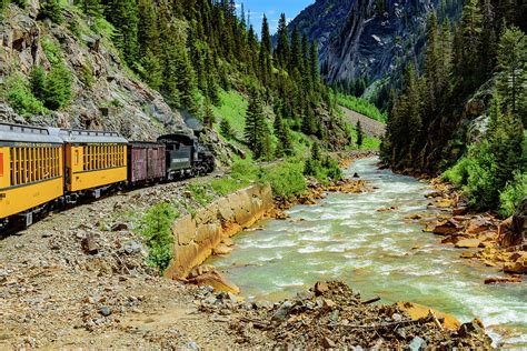 Durango Silverton Narrow Gauge Railroad Colorado Photograph By Jon