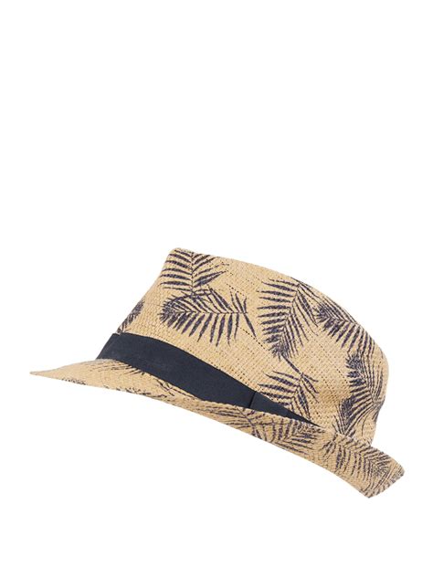 Müller Headwear Trilby mit Blättermuster beige online kaufen