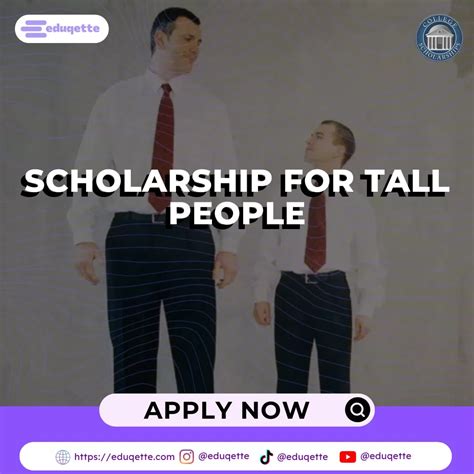 Tall People Scholarship Eduqette