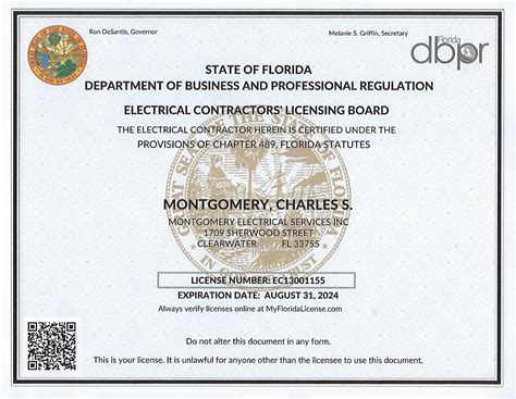 Electrical contractors board online