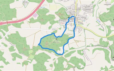 Circular Route Around The Great Mountain Hiking Trail Plech Bayern