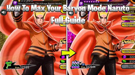 Nxb Nv How To Make Your Baryon Mode Naruto Sss Full Guide 🔥 How To