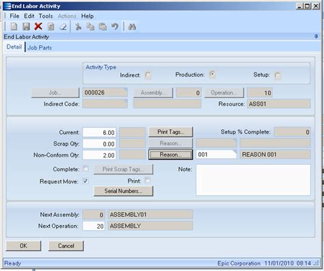 Mes Serial Number Workflow For Epicor Erp Saberlogic