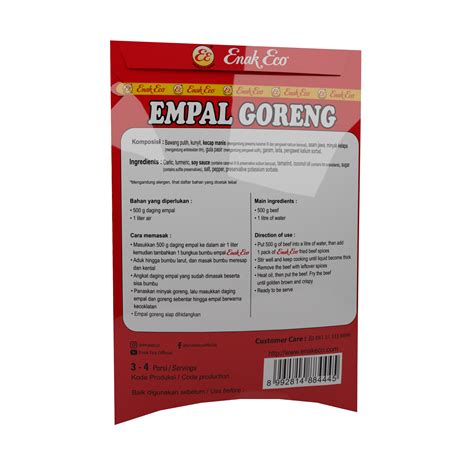 Bumbu Empal Goreng Enak Eco