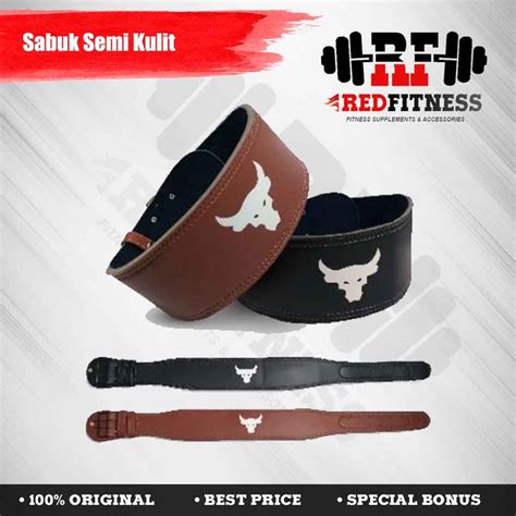 Jual Sabuk Fitness Gym Bahan Semi Kulit Weight Lifting Belt Fitnes