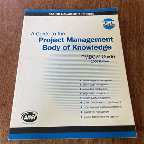 A Guide to the Project Management Body of Knowledge (PMBOK Guide)