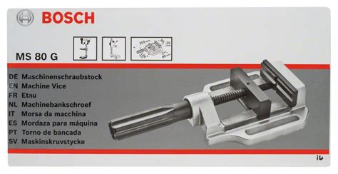 Imadło MS 80 G 100 mm 80 mm 80 mm Bosch Osprzęt ELEKTROMECH Bosch