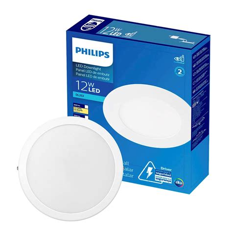 FOCO PHILIPS LED EMPOTRADO DL252 REDONDO 6 LUZ FRÍA 12W The Home