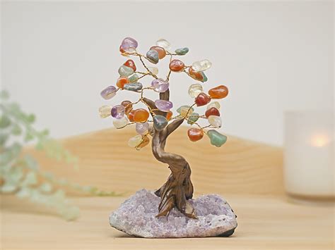 Beautiful Mixed Gemstone Tree - Surrender To Happiness