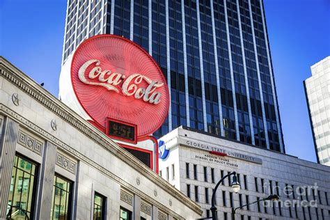 Coca-Cola Sign - Atlanta GA Photograph by The Photourist