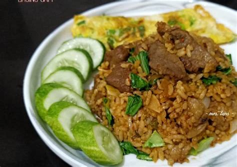 Resep Nasi Goreng Daging Sapi Oleh Mrs Tans Ig Tans Erni Cookpad