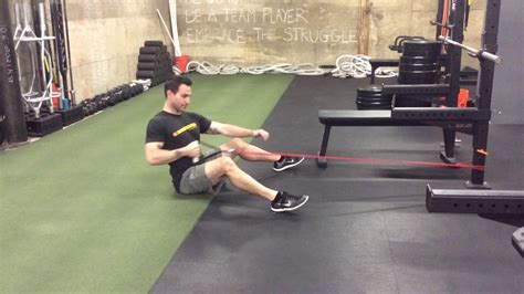 Resistance Band Seated Row