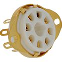 Tube Socket Octal TS8 KF GOLD 8 Pin Octal Sockets Sockets Tubes