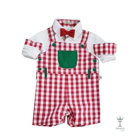 Conjunto Jardineira E Camisa Ou Body Juvenil Infantil Bebe Franca Verde