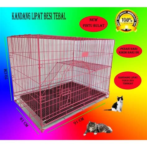 Jual Kandang Kucing Anjing Kelinci Jumbo Xl X X Tingkat Tampa