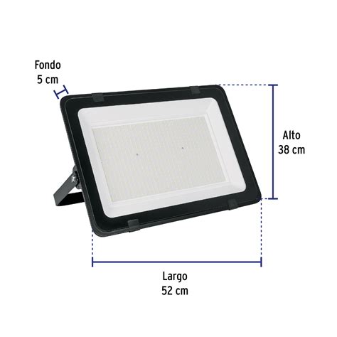 Reflector ultra delgado LED 400 W luz de día Volteck Basic