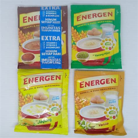 Energen Sereal And Susu Bersinergi Rasa Jagung Vanila Cokelat Kacang Hijau Lazada Indonesia