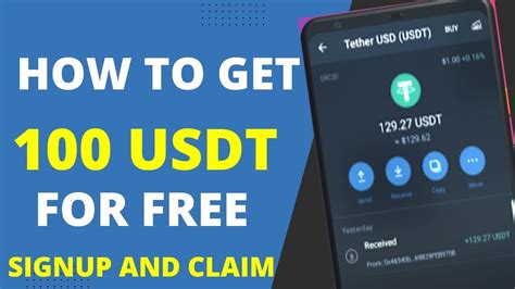 Claim Free Usdt Upon Sign Up Register And Earn Tether Without