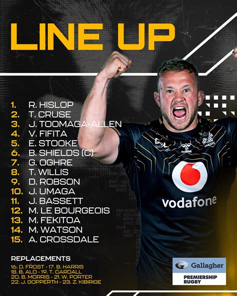 Wasps Rugby on Twitter: "🗞️ TEAM NEWS 🗞️ 🏟️ We are back into @premrugby action @CBSArena! Your ...