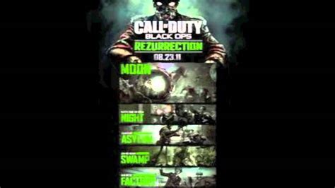 Call Of Duty Black Ops 4th Map Pack DLC Zombies Only Rezurrection