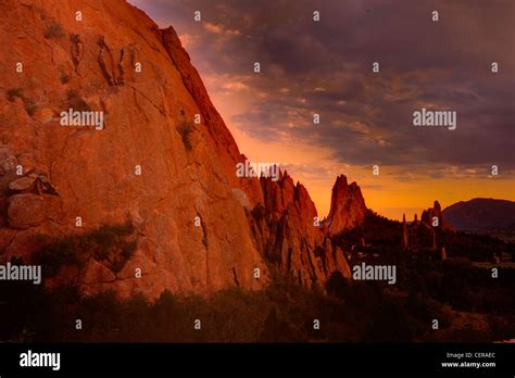 garden of the gods colorado Stock Photo - Alamy