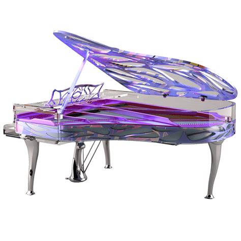 Bluthner Lucid Hive Xtravaganza Plexiglas Piano In Piano