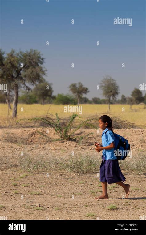 Barefoot In School Uniform