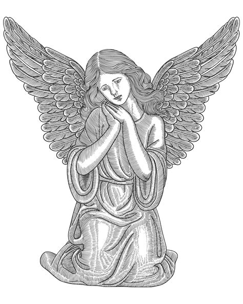 Beautiful Angel Drawing